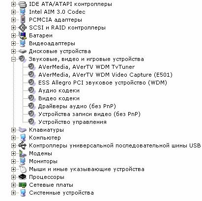 Драйвера AVerTV Cardbus Plus